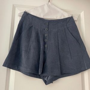 ULLA JOHNSON, light denim blue shorts. Size 2
